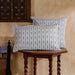 Black and White Avani Ikat Handloom Cushion Cover-Cushion Covers-House of Ekam