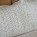 Black and White Feather Embroidered Quilt-Quilt sets-House of Ekam