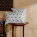 Black and White Rekham Ikat Handloom Cushion Cover-Cushion Covers-House of Ekam
