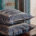Blue Ambi Kalamkari Blockprint Cushion Cover-Cushion Covers-House of Ekam