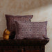 Blue Firdaus Kalamkari Blockprint Cushion Cover-Cushion Covers-House of Ekam