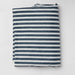 Blue Stripe Screenprinted Cotton Fabric-fabric-House of Ekam