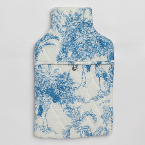 Blue Tropical Dream Hot Water Bag Cover-Hot Water Bag Cover-House of Ekam