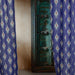 Blue and Red Chitra Ikat Handloom Curtain-Curtains-House of Ekam