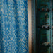 Blue and White Dhara Ikat Handloom Curtain-Curtains-House of Ekam