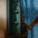 Blue and White Dhara Ikat Handloom Curtain-Curtains-House of Ekam
