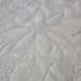 Blue and White Paisley Jaal Embroidered Quilt-Quilt sets-House of Ekam