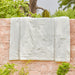 Blue and White Tropical Palm Embroidered Quilt-Quilt sets-House of Ekam