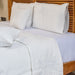 Blue and White Tropical Palm Embroidered Quilt-Quilt sets-House of Ekam
