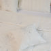 Blue and White Tropical Palm Embroidered Quilt-Quilt sets-House of Ekam