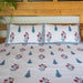 Bombay Garden Floral Double Bed Bedsheet-Bedsheets-House of Ekam