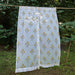 Chiffon Amaryllis Yellow Hand Blockprinted Sheer Curtain-Curtains-House of Ekam