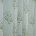 Chiffon Aster Hand Blockprinted Sheer Curtain-Curtains-House of Ekam