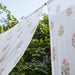 Chiffon Freesia Hand Blockprinted Sheer Curtain-Curtains-House of Ekam