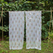 Chiffon Freesia Hand Blockprinted Sheer Curtain-Curtains-House of Ekam