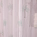 Chiffon Palm Hand Blockprinted Sheer Curtain-Curtains-House of Ekam