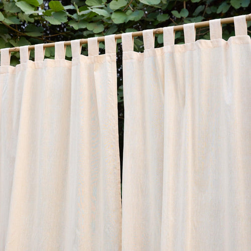 Chikoo Light Brown Cotton Linen Handloom Curtain-Curtains-House of Ekam