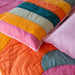 Color Burst Patchwork Handmade Quilt Set-Quilt sets-House of Ekam
