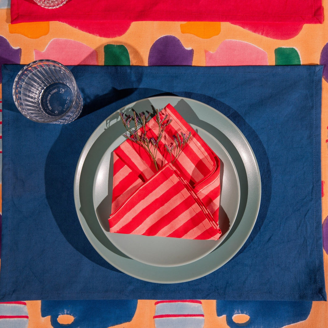 Colorful Medley of Pots Table Linen Set-Table Runners-House of Ekam