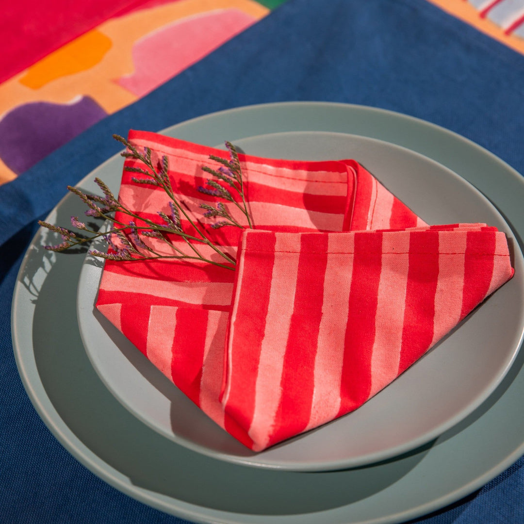 Colorful Medley of Pots Table Linen Set-Table Runners-House of Ekam
