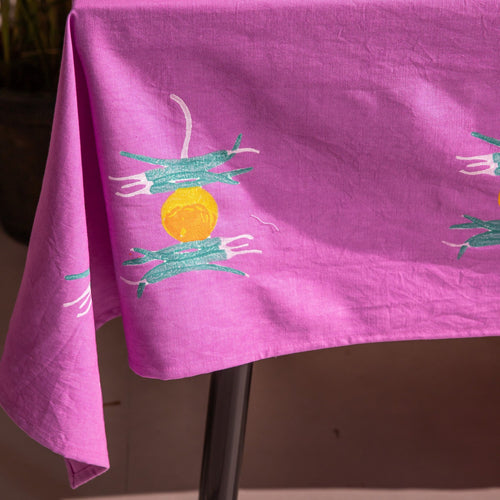 Colorful Nimbu Mirchi Table Linen Set-Table Runners-House of Ekam