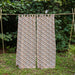 Travel Con Screenprint Kids Cotton Sheer Curtain