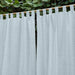 Blue Alphabet Screenprint Kids Sheer Curtain