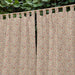 Yellow Ditsy Screenprint Kids Cotton Sheer Curtain