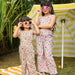 Ditsy Pink Floral Crop Top & Pallazzo Pants-Kidswear-House of Ekam