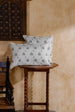 Black and White Rekham Ikat Handloom Cushion Cover