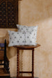 Black and White Rekham Ikat Handloom Cushion Cover