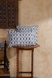 Black and Grey Tarang Ikat Handloom Cushion Cover