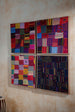 Sangam Black Patchwork Lambani Hand Embroidery Wall Art