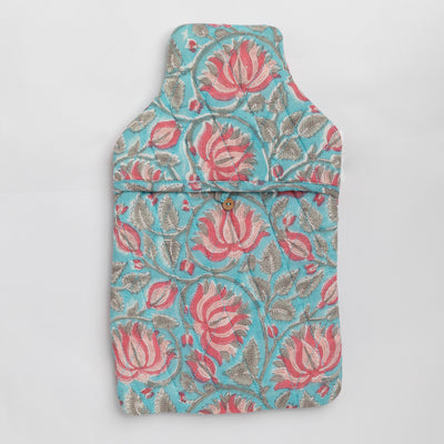 Eclectic Lotus Hot Water Bag Cover-Hot Water Bag Cover-House of Ekam