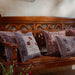 Erra Poppy Kalamkari Blockprint Cushion Cover-Cushion Covers-House of Ekam