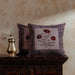 Erra Poppy Kalamkari Blockprint Cushion Cover-Cushion Covers-House of Ekam