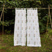 Fig & Bloom Blockprint Cotton Slub Curtain-Curtains-House of Ekam