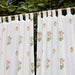 Fig & Bloom Blockprint Cotton Slub Curtain-Curtains-House of Ekam