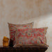 Golocanda Floral Kalamkari Blockprint Cushion Cover-Cushion Covers-House of Ekam