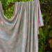 Green Hydrangea Queen Size Muslin Dohar-Quilt sets-House of Ekam