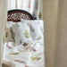 Guldasta Cypress Poppy Blockprint Handstitch Pique Queen Size Quilt Set-Quilt sets-House of Ekam