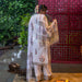 Guldasta Cypress Poppy Suit Set With Dupatta-Suits-House of Ekam