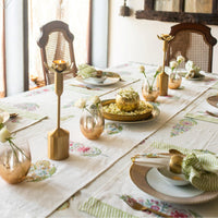 Guldasta Cypress Poppy Table Linen Set-Table Runners-House of Ekam