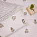 Vrinda Blockprint Double Bedsheet With Pillow Cover