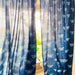 Indigo Butterfly Blockprint Semi Sheer Curtain Pocket Rod-Curtains-House of Ekam