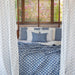 Indigo Harmony Handmade Kantha Stitch Queen Quilt Set-Quilt sets-House of Ekam