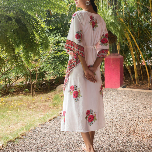 Kentish Rose Kaftan-Kaftaans-House of Ekam