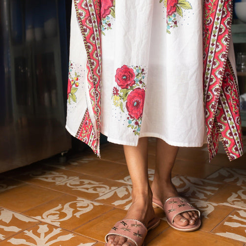 Kentish Rose Kaftan-Kaftaans-House of Ekam