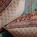 Kumkuma Jaal Kalamkari Blockprint Cushion Cover-Cushion Covers-House of Ekam