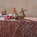 Kumkuna Jaal Kalamkari Handblockprinted Table Cloth-Table Runners-House of Ekam